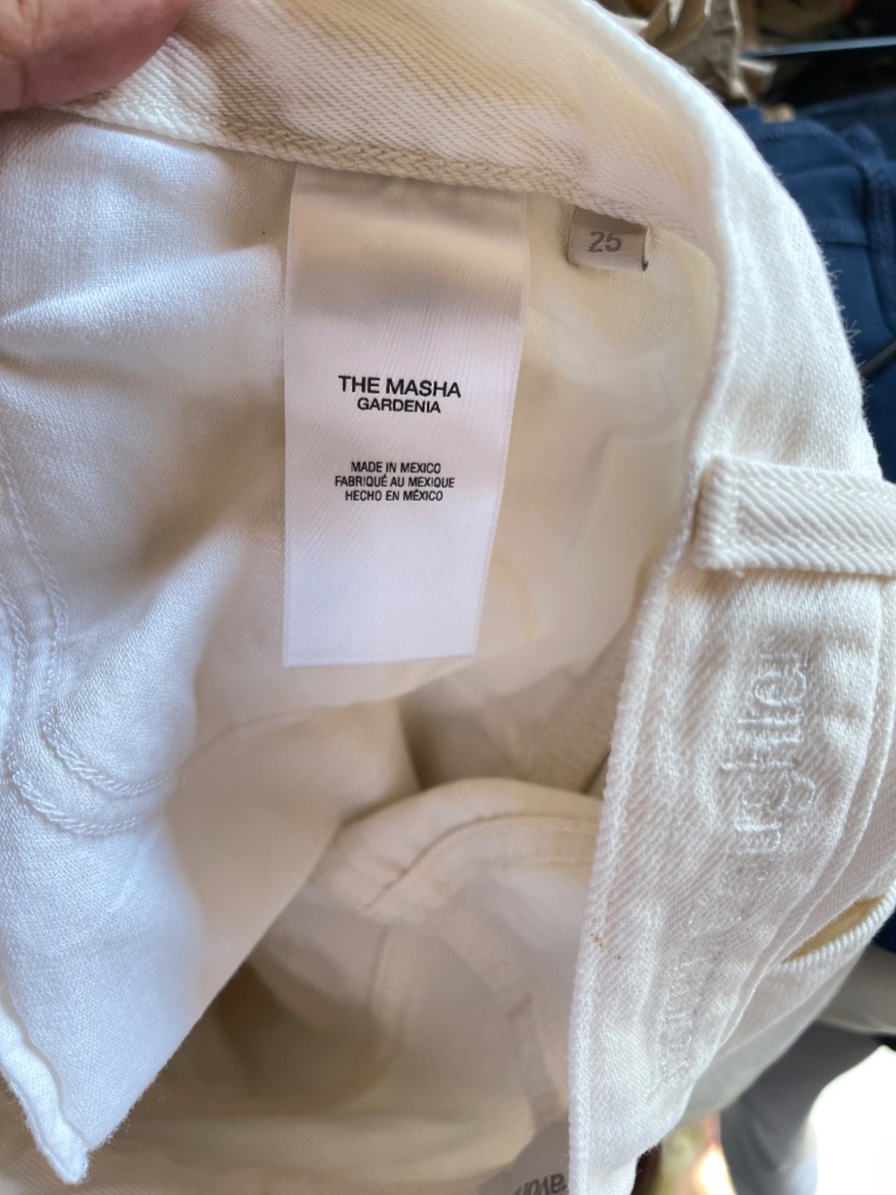 Favorite Daughter The Marsha Gardenia  White Wide-Leg Jeans - Picture 7 of 14